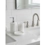 WALLXPERT Kupatilo set (3 dela) Flora White Silver - slika 1