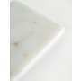 WALLXPERT Daska za sečenje od mermera Bianco White - slika 5