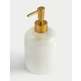WALLXPERT Dozator za sapun Bianco White Matte Gold - slika 3