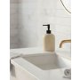 WALLXPERT Dozator za sapun od mermera Etern Beige Black - slika 1