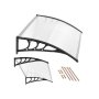 ModernHome Nadstrešnica za ulazna vrata 150x80cm OUTLET - slika 1
