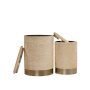 WALLXPERT Dekorativni tabure( 2 dela ) Comfort Beige - slika 3