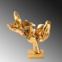 WALLXPERT Decorative Object figura zlatna boja 033 - slika 5