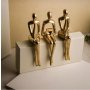 WALLXPERT Dekorativni predmet zlatna figura Ers1277 - slika 2