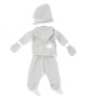 WALLXPERT Set za novorođenče (5 komada) Angel Wings Newborn Baby Set Grey - slika 1