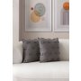 WALLXPERT Set presvlaka za jastuke (2 komada) Tuffet Grey v3 - slika 2