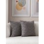 WALLXPERT Set presvlaka za jastuke (2 komada) Tuffet Grey v5 - slika 2