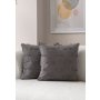 WALLXPERT Set presvlaka za jastuke (2 komada) Tuffet Grey v6 - slika 1