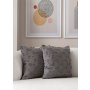 WALLXPERT Set presvlaka za jastuke (2 komada) Tuffet Grey v7 - slika 2