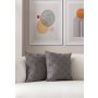 WALLXPERT Set presvlaka za jastuke (2 komada) Tuffet Grey v8 - slika 2