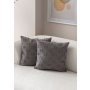WALLXPERT Set presvlaka za jastuke (2 komada) Tuffet Grey v8 - slika 1