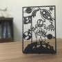 WALLXPERT Decorative Object metalna figura Space Pod - slika 1