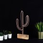 WALLXPERT Decorative Object fugura Cactus Bronze - slika 3