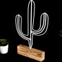 WALLXPERT Decorative Object figura Cactus White - slika 2