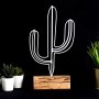 WALLXPERT Decorative Object figura Cactus White - slika 1