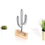 WALLXPERT Decorative Object figura Cactus Mini Black - slika 2