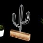 WALLXPERT Decorative Object figura Cactus Mini White - slika 2