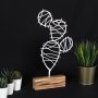 WALLXPERT Decorative Object figura Cactus Round White - slika 2