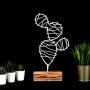 WALLXPERT Decorative Object figura Cactus Round White - slika 1