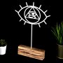 WALLXPERT Decorative Object figura Eye White - slika 2