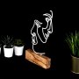 WALLXPERT Decorative Object figura Faces White - slika 2