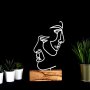 WALLXPERT Decorative Object figura Faces White - slika 1