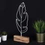 WALLXPERT Decorative Object figura Feather White - slika 2