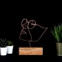 WALLXPERT Decorative Object figura Girl Bronze - slika 1