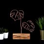 WALLXPERT Decorative Object figura Leafs Bronze - slika 3