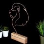 WALLXPERT Decorative Object figura Lion Bronze - slika 2