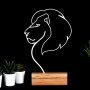 WALLXPERT Decorative Object figura Lion White - slika 3