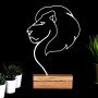 WALLXPERT Decorative Object figura Lion White - slika 1
