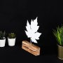 WALLXPERT Decorative Object figura Maple White - slika 2