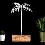 WALLXPERT Decorative Object figura Palm White - slika 1
