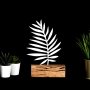 WALLXPERT Decorative Object figura Palm Leaf White - slika 1