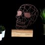 WALLXPERT Decorative Object figura Skull Bronze - slika 1
