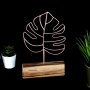 WALLXPERT Decorative Object figura Thin Leaf Bronze - slika 3