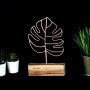 WALLXPERT Decorative Object figura Thin Leaf Bronze - slika 1