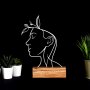 WALLXPERT Decorative Object figura Woman White - slika 1