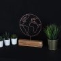 WALLXPERT Decorative Object figura World Bronze - slika 2