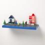 LEGO Polica sa podlogom za gradnju - plava - slika 3