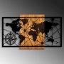 WALLXPERT Dekorativni drveni zidni dodatak World Map 3 L - slika 4
