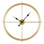 WALLXPERT Dekorativni metalni zidni sat Scandinavian Gold - slika 2