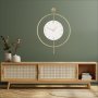 WALLXPERT Dekorativni metalni zidni sat Mclock 00111 - slika 4
