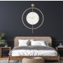 WALLXPERT Dekorativni metalni zidni sat Mclock 00111 - slika 1
