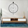 WALLXPERT Dekorativni metalni zidni sat Mclock 00112 - slika 1