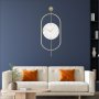 WALLXPERT Dekorativni metalni zidni sat Mclock 00113 - slika 2