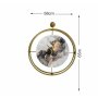 WALLXPERT Dekorativni metalni zidni sat Mclock 00123 - slika 3
