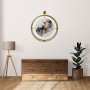 WALLXPERT Dekorativni metalni zidni sat Mclock 00123 - slika 1