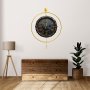 WALLXPERT Dekorativni metalni zidni sat Mclock 00129 - slika 2
